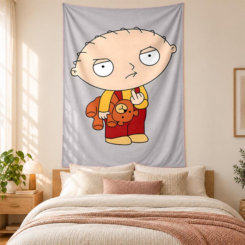 Family Guy Tapestry highquality for decorating living room bedroom dorm walls ideal as bedroom wallart orholiday gift