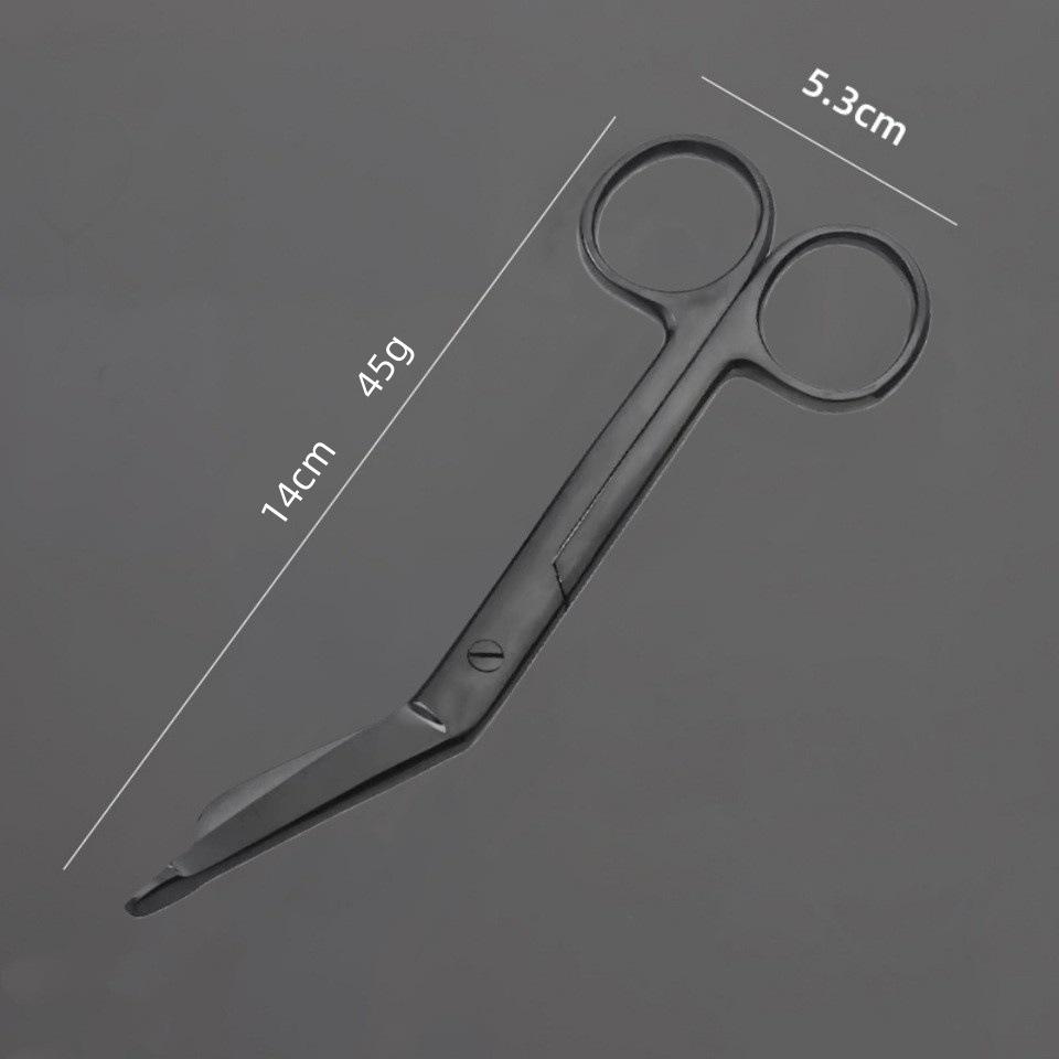 All-Steel Gauze and Bandage Scissors for Household, Surgical, Suture, and Beauty Use