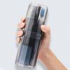 6pcs/set Toothbrush Storage Box Partitioned Toothbrush Cup Case Travel Mouthwash Cup  Camping