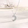 Star Moon Diamond Necklace Accessories Light Luxury Temperament Versatile Pendant Premium Sense Ins Wind Clavicle Chain