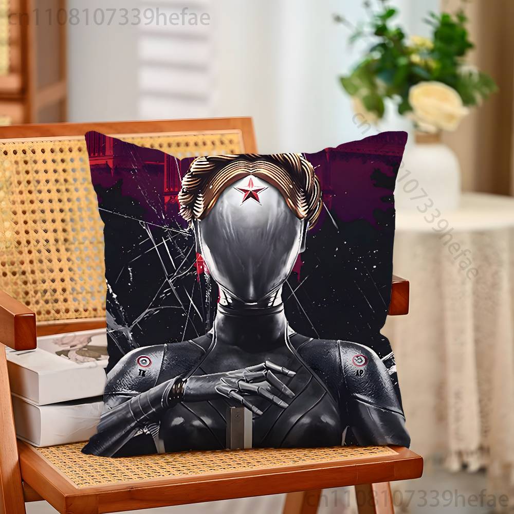 Чехол для декоративной подушки Atomic Heart из игры Для 45x45см 55x55см 30x30см Для домашнего декора спальни и защиты