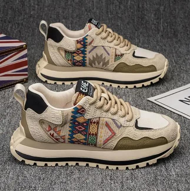 Кроссовки мужские повседневные туфли новые уличные туфли из искусственной кожи на платформе теннис бег спорт походы люкс скейтборд дизайнерская модная обувь