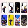 Чехол для телефона T-Toshinori Y-Yagi MHA All Might для Samsung Galaxy A73, A72, A71, A70, A53, A52, A51 и других моделей, мягкий, черный.