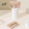 Small Jewelry Pouch Portable Storage Bag Flannel Organizer Case with Transparent Window And Lightweight Travel Smooth Zipper Compact Necklace Holder