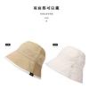 Double-sided fisherman's hat children's summer small edge shows small face UV protection new sunshade sunscreen sun basin hat