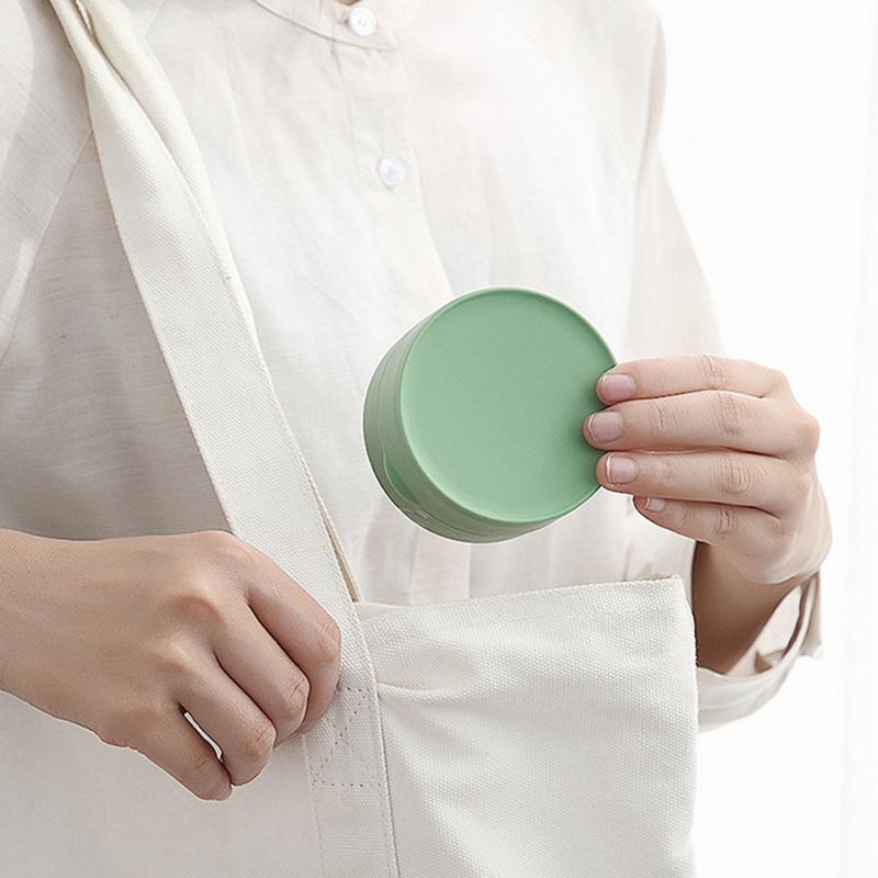 Дорожный контейнер для мыла, держатель для мыла с крышкой, переносной дорожный чехол для мыла, герметичная мыльница для путешествий, подходит для путешествий, кемпинга, мыльница на открытом воздухе