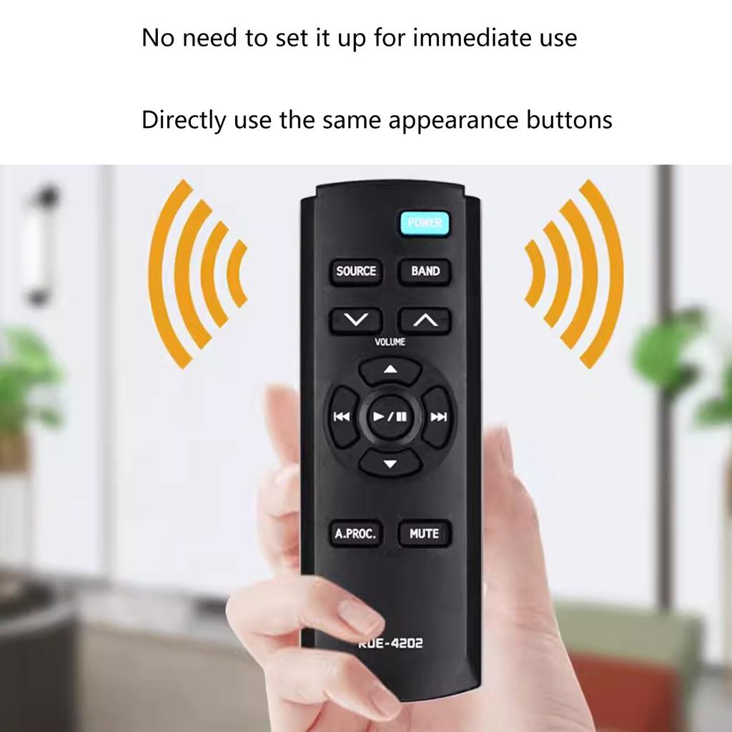 Компактный и легкий пульт дистанционного управления для автомобильного проигрывателя ALPINE RUE4202 CDXA08 Контроллеры ресивера Полная функциональность