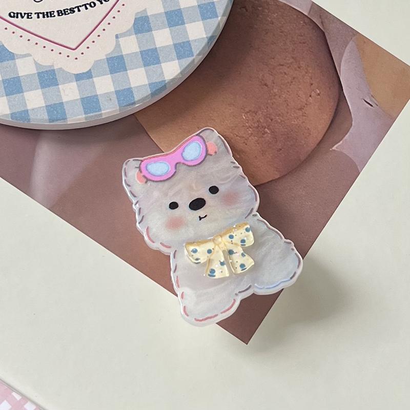 Милые заколки для волос с изображением мультяшных собак, милые забавные детские заколки, заколки для челки на бок, модные головные уборы, аксессуары для волос, подарки