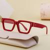 Square Glasses For Women Can Be Equipped With Myopia Flat Glasses For Men'S Optical Frames