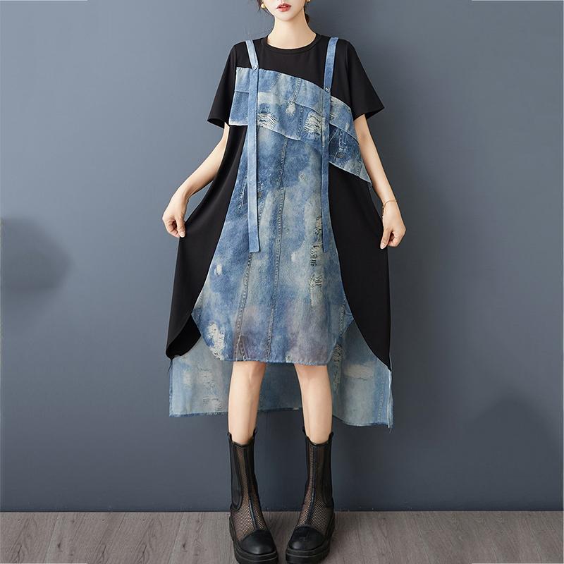 Xitao Винтажное платье пэчворк для женщин GJ1221