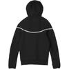 Nike Спортивная одежда Tech Fleece на молнии худи Windrunner Черный/Серебристый Bemis Мужская уличная одежда FZ0754-010