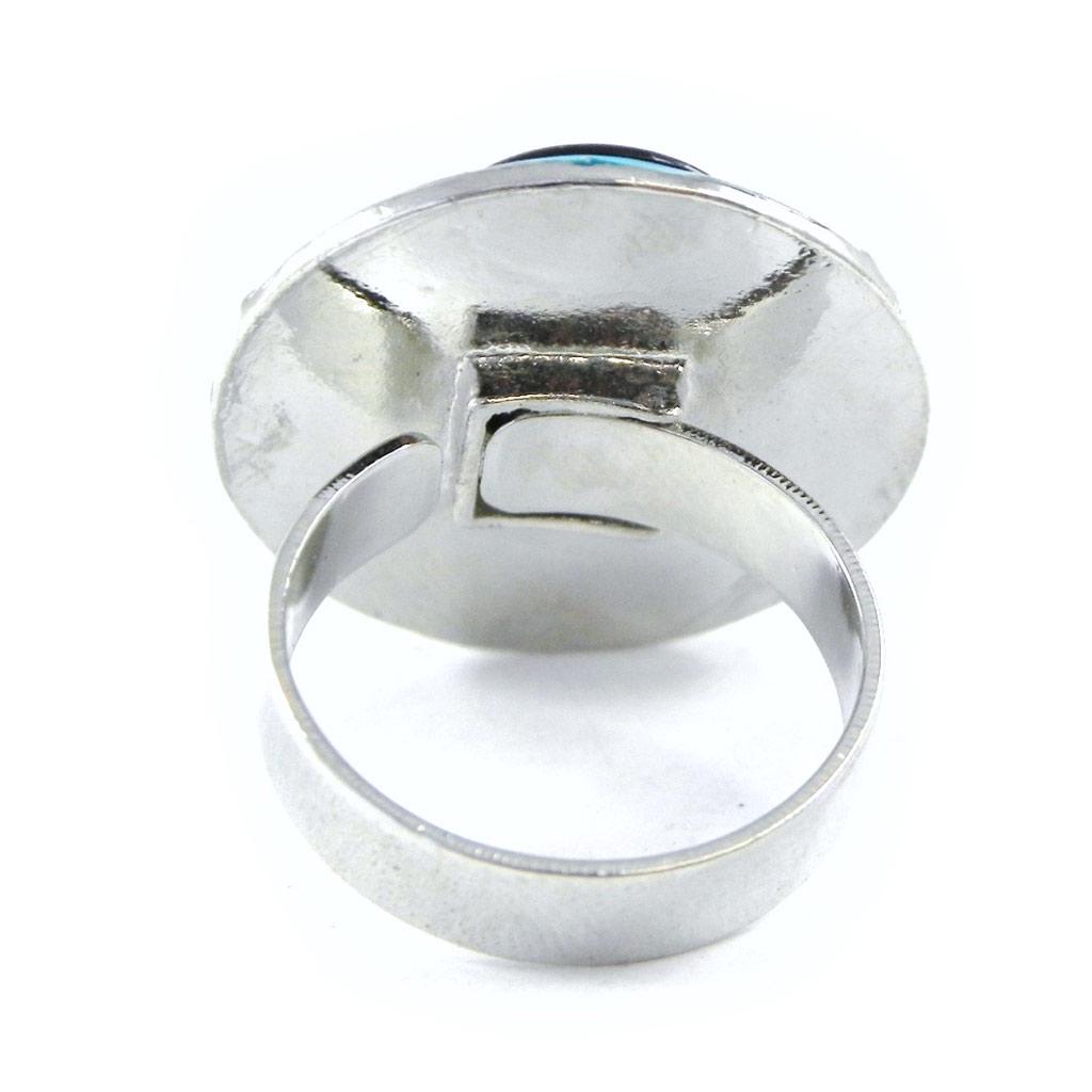 NOA [H8856] - Дизайнерское кольцо «Бора-Бора» сине-фиолетовое.