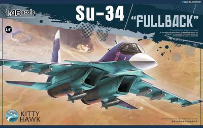 Kitty Hawk Model Масштабная модель Сухой Фуллбэк Пластиковая модель в наборе KH80141 1/48 Су-34 (Самолет)