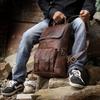 Full Grain Leather Backpack for Men - 17 Inch Laptop Bag - Vintage Travel Rucksack - Casual Daypack for Womens