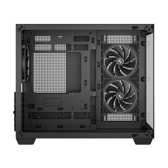 Boîtier PC - DEEPCOOL - CG330 - Mini tour - Format Micro-ATX - 3 ventilateurs ARGB inclus - Noir