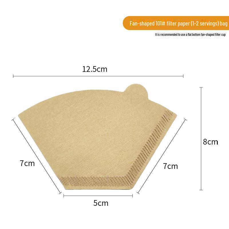 Оригинальный бумажный фильтр для кофе Wood Pulp V60 на 1–4 чашки — фильтр-конус для заваривания вручную