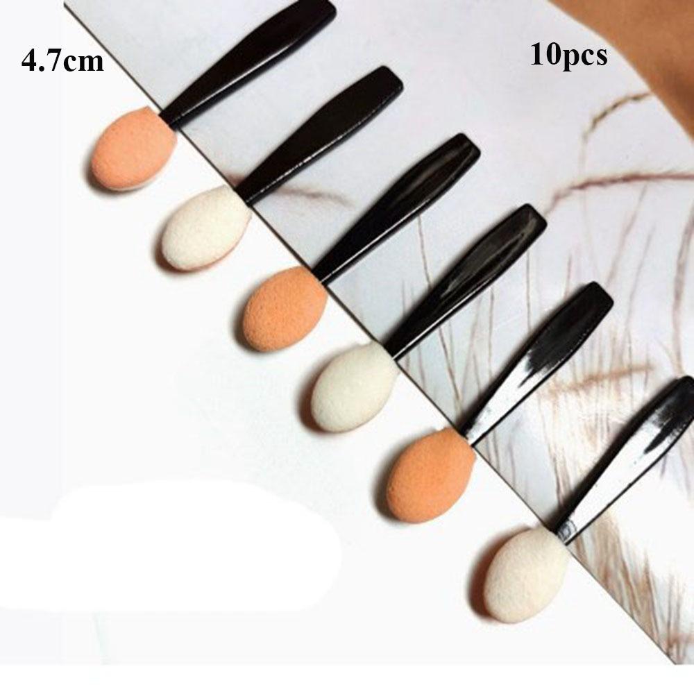 10 шт. Портативный двухсторонний латексный спонж Одноразовая кисть для теней Инструменты для макияжа