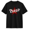 Мужская футболка The Clash Красная Звезда 100% Хлопок Топы Юмор Короткий рукав Круглый вырез Идея для подарка Футболки