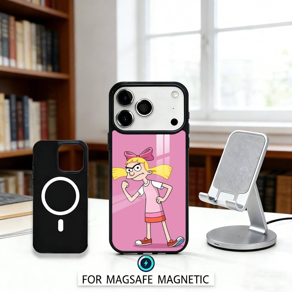 1 шт. Чехол для телефона H-Hey A-Arnolds Для iPhone 17,16,15,14,13,12,Pro,Max Для Magsafe Магнитной Беспроводной Зарядки