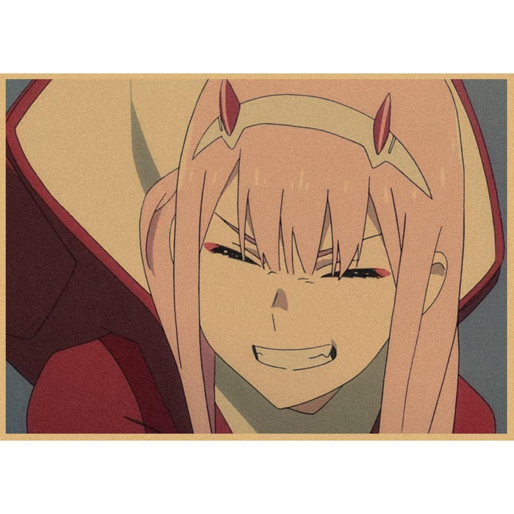 Национальная команда DARLING in the FRANXX Ретро Крафт Бумага Аниме Постер 261 для Декора Стен