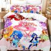 Улыбнитесь, PreCure! Комплект постельного белья Односпальный Полуторный Двуспальный Кинг-сайз Комплект для кровати Взрослый Детский Спальня Пододеяльник Комплекты 3D принт Каваи Аниме Кровать