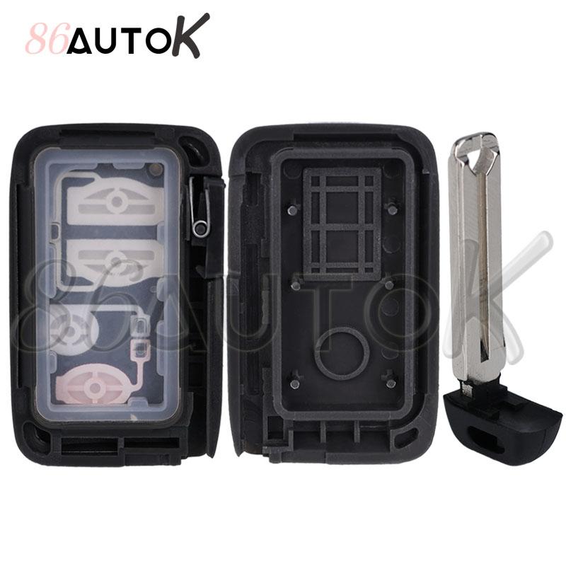 Чехол для автомобильного ключа Smart Key для Toyota Camry Prius Rav4 Avalon Corolla Land Cruiser Venza Чехол для ключа автомобиля Брелок 2/3/4 кнопки