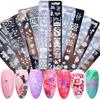 Rectangle Stamping Template Fashion Designs Nail Art Image Plat E
