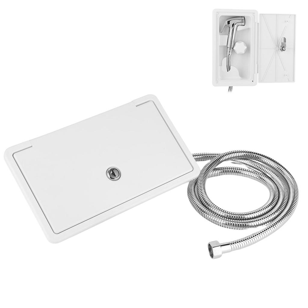 Наружный душевой бокс переключатель горячей/холодной воды с комплектом из 2 ключей для морской лодки, автодома, каравана