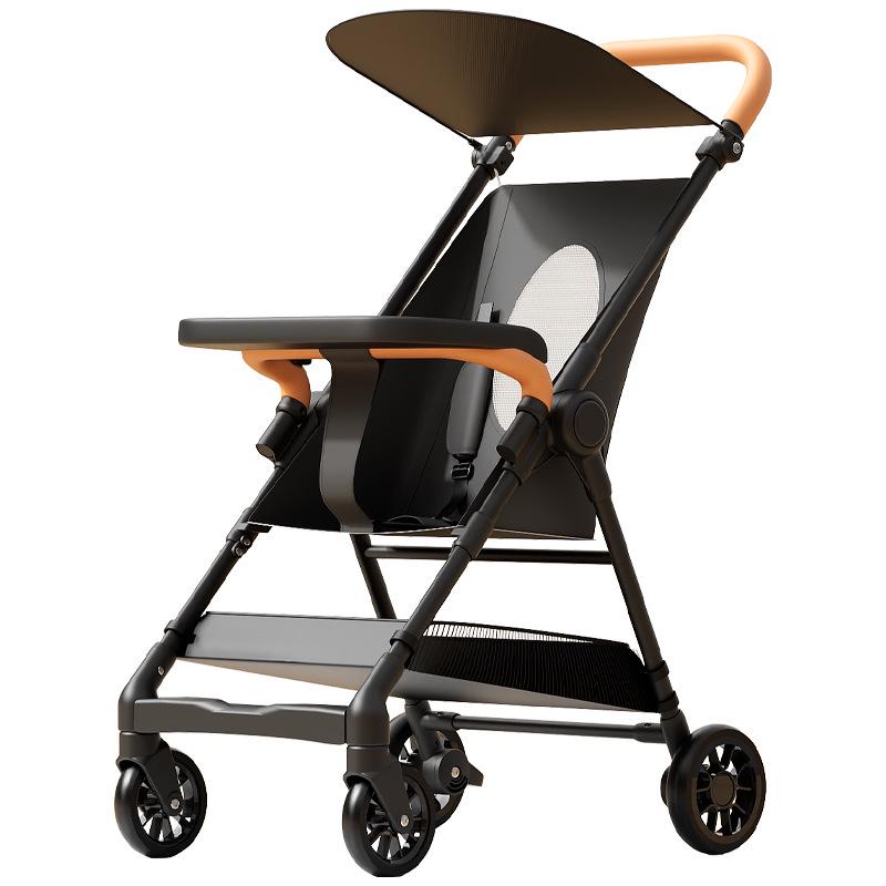 Compact Foldable Baby Stroller: Lightweight and Travel-Friendly, Carry-On Compatible