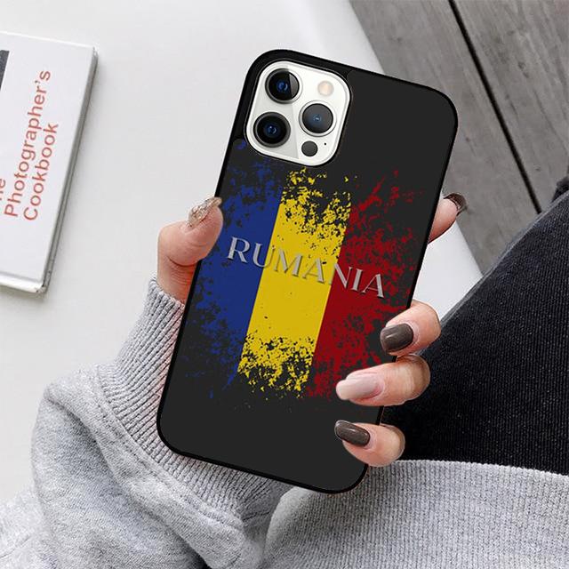 Чехол для телефона с флагом Румынии для iPhone 17 Air 16 15 14 13 12 11 Pro Max Plus Max Cover Shell coque