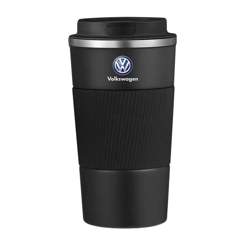 2026 Hot For Volkswagen VW 500ML Stainless Steel Coffee Thermos Bottle Thermal Mug Leakproof For Volkswagen Jetta MK5 MK6 Golf-4