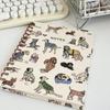 Cartoon Puppy Style A5 Coil Ring Notepad Planner Notebook Smooth Writing Premium Thickened Page Loose-leaf