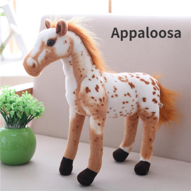 30 см имитация лошади, плюшевые игрушки, милые мягкие игрушки, кукла Зебра, мягкая реалистичная игрушка-лошадь, детский подарок на день рождения