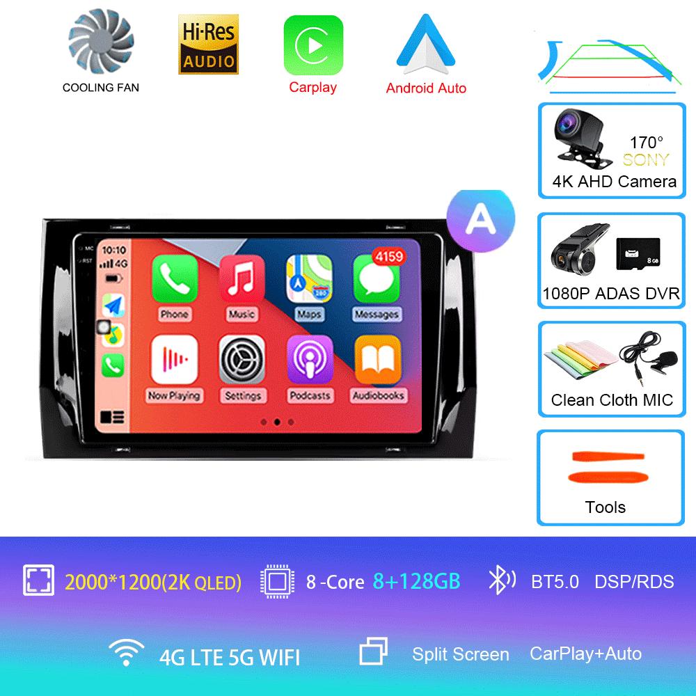 Автомобильный радиоприемник Android 14 для Skoda Kodiaq 2016–2021 Karoq NU7 2017–2021, мультимедийный видеоплеер, навигация, стерео GPS Andro