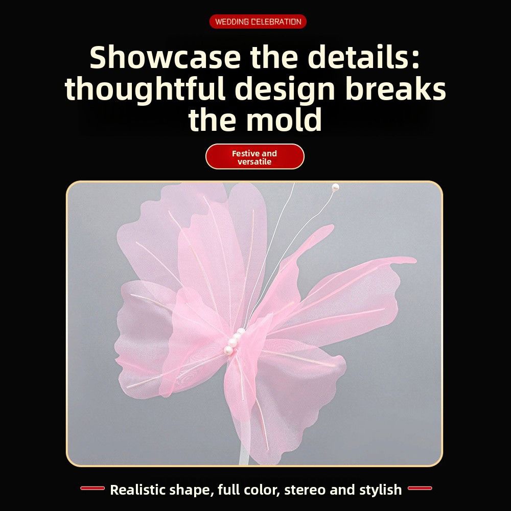 48 см Большая Имитация Бабочки Полый Дизайн 3D Эффект Подвесная Бабочка Материал: Марля Большой Размер 3D Бабочка Декор для Торгового Центра