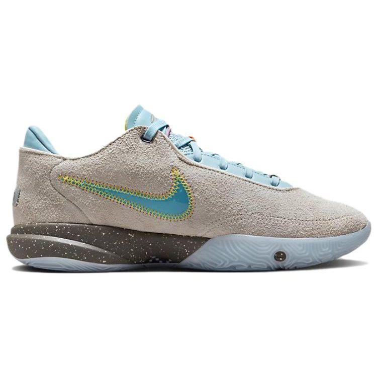 UNKNWN x Nike LeBron 20 EP Message in a Bottle Мужские кроссовки Кремовый Гуава-лед Изумрудно-розовый DV9089-801