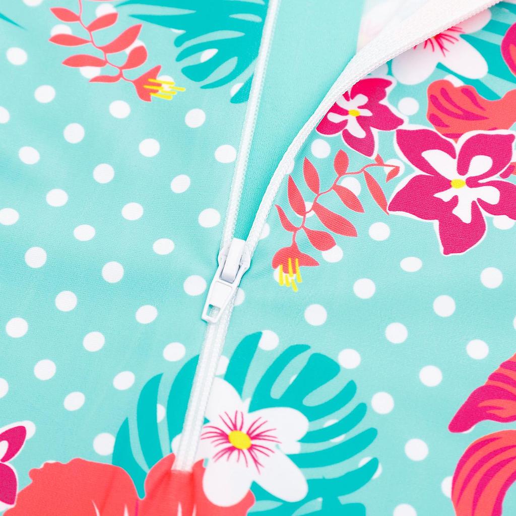 Купальник с длинным рукавом для девочек с единорогом - Защита от солнца, быстросохнущая купальная одежда для детей