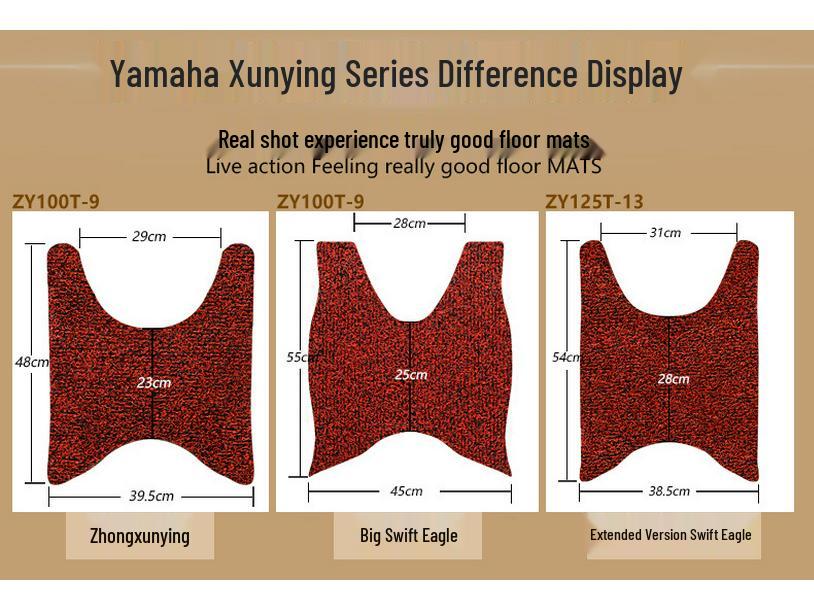 Non-Slip Pedal Foot Pad for Yamaha ZY125T-510 Motorcycle