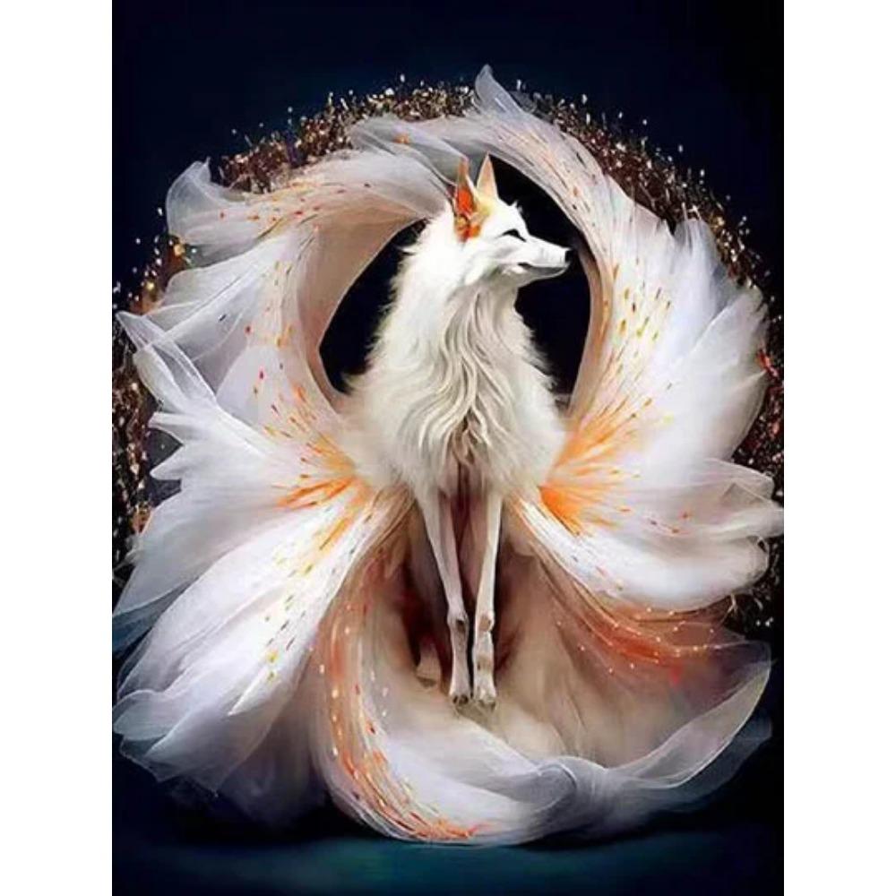 Diamond Painting Full Drill Owl Round Diamond Painting Handmade Mushroom Beautiful Fox Diy Diamond Mosaic Painting Home Decoration