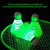 5/10Pcs Led Badminton Lighting Balls Luminous Badminton Shuttlecocks Sports Night Glowing Training Badminton Balls Dark Games