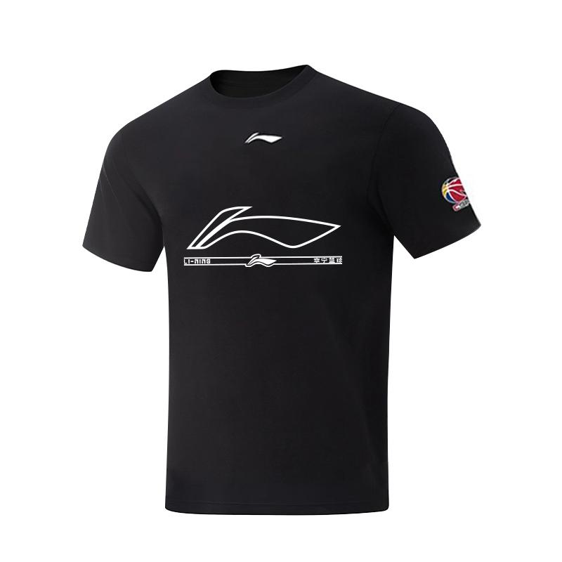 Футболки Li Ning Унисекс Черные с круглым вырезом AHSVE61-1