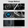 Car Portable 12V Air Pump Digital Display Quick Inflation Automatically Stop Tire Pressure