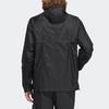 Adidas Sun-Protective Sports Outdoor Hooded Jacket Unisex Jackets Black IA1783