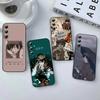 Чехол для телефона Edogawa Ranpo для Samsung Galaxy S24/S25/S22/S30/Note20/Lite/Ultra/5G/Plus/FE Мягкий черный