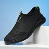 Men Shoes Breathable Mesh Summer Lightweight Hiking Walking Casual Shoes Slip-On Driving Men's Loafers