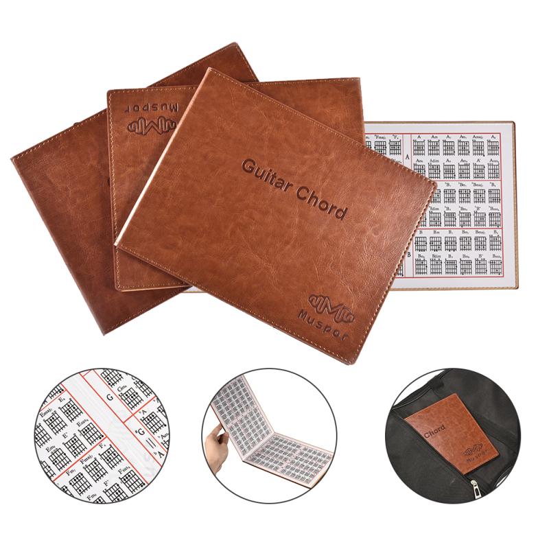 Muspor Guitar Chord Book Chart Portable Paperback Book for Acoustic / Classical / Electric Guitar