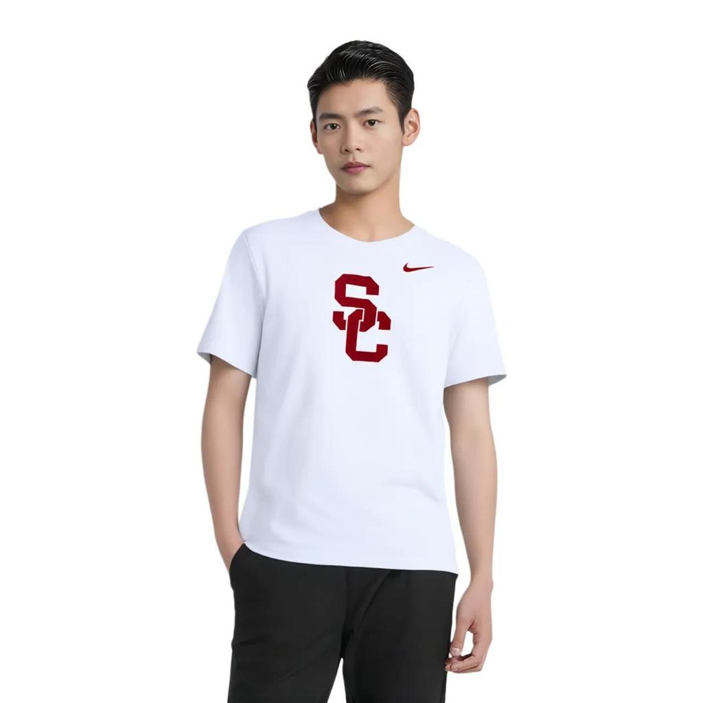 Nike Usc Trojans Primetime Logo Men's Nike College T-Shirt (Unisex) T-Shirts 18747164 | White