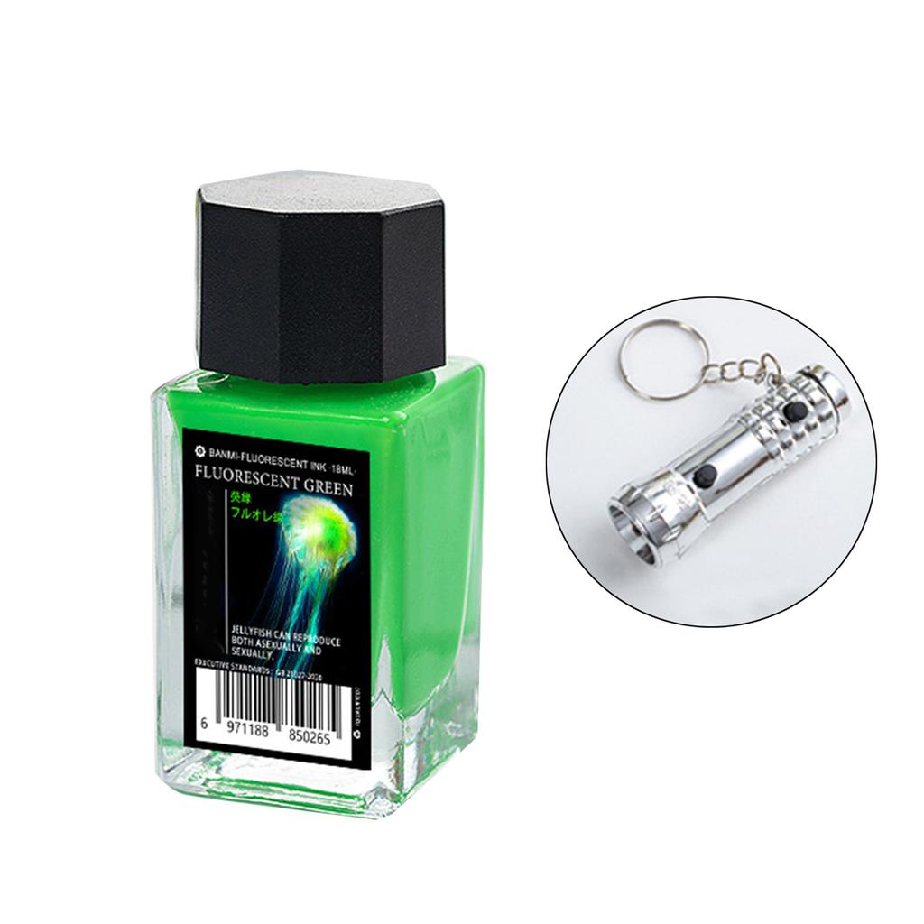 Colorful Invisible Ink for Illustration Drawing Calligraphy Writing 18ml Calligraphy Ink with UV Light for Dip Pen