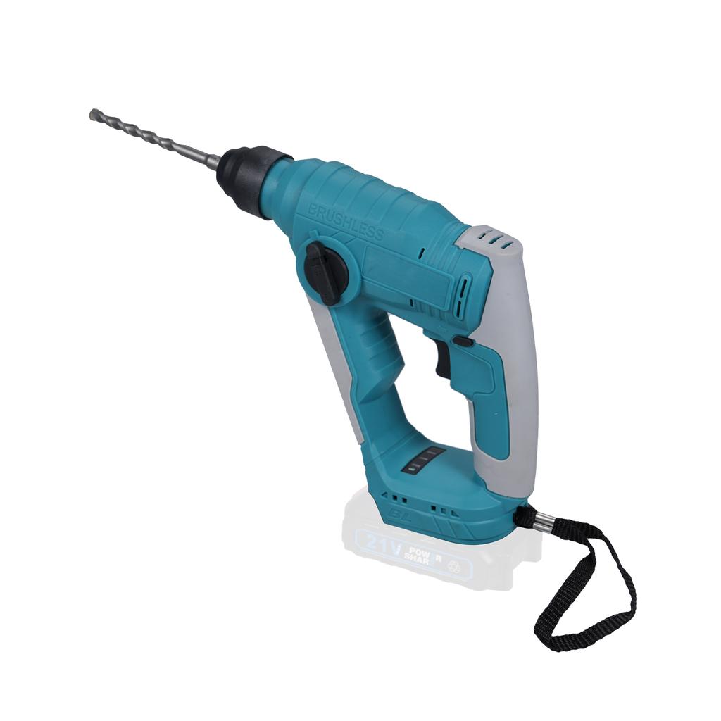 Электрический молоток 700 Вт 4000 дюймов в минуту 2,0 Дж Бесщеточный аккумуляторный молоток с переключением прямого и обратного вращения