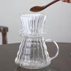 Coffee Filter Cups Crystal Eye Pour Over Wave Coffee Dripper Coffee Maker Flat Bottom Increase Uniformity Barista Tools